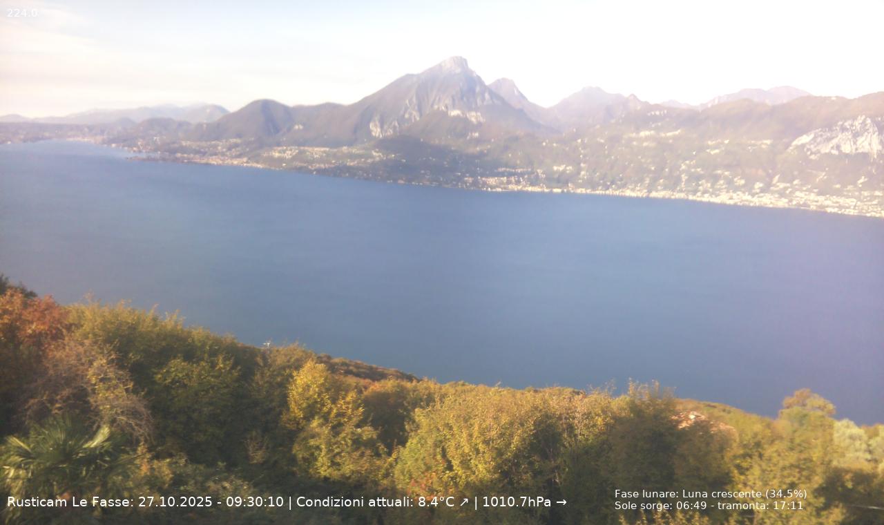 immagine della webcam nei dintorni di Ferrara di Monte Baldo: webcam San Zeno di Montagna