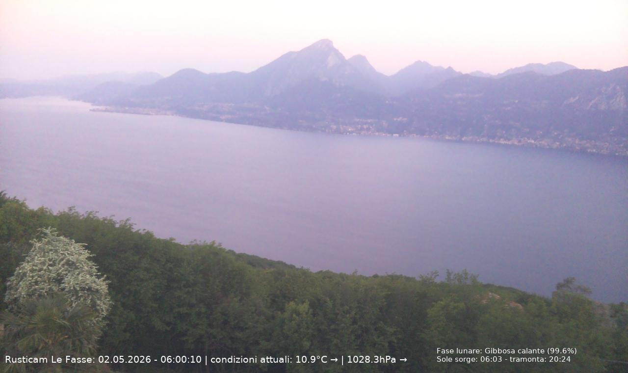 immagine della webcam nei dintorni di Bondone: webcam San Zeno di Montagna